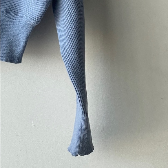 Tahari Light Blue Button-Up Cardigan - Picture 6 of 12